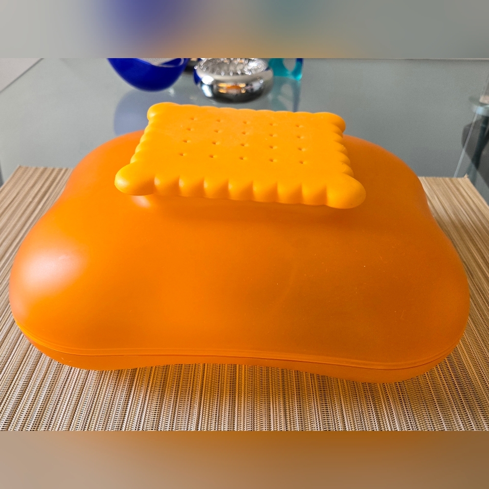 Alessi Mary Biscuit Box - Orange